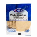 Top op Plain Madras Pappadums 200g